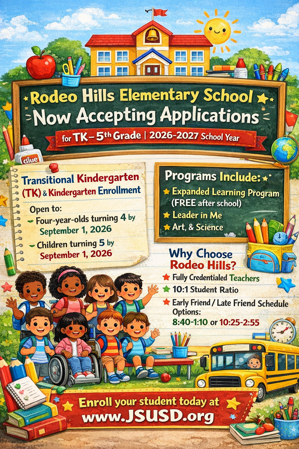 enrollment information www.jsusd.org